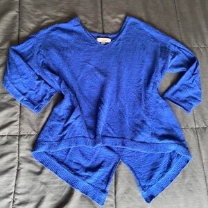 Vibrant Blue Knit Sweater